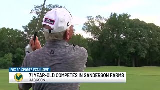 Exclusive 71yearold Mississippian tees off in the Sanderson Farms Championship [upl. by Aymahs]