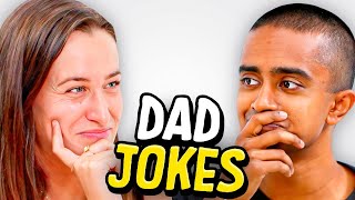 Dad Jokes  Dont laugh Challenge  Sam vs Akila  Raise Your Spirits [upl. by Eissalc]