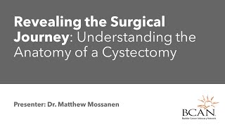 Webinar  Revealing the Surgical Journey Understanding the Anatomy of a Cystectomy Part 3 of 4 [upl. by Anes]