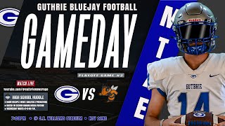 Watch Guthrie Football at Booker T Washington 2024 Playoffs [upl. by Aihsak609]