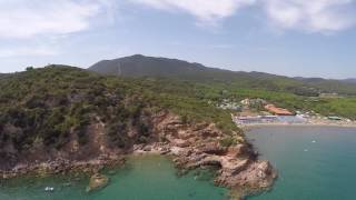 Rocchette Beach CASTIGLIONE DELLA PESCAIA terra di Maremma DRONE [upl. by Welch]