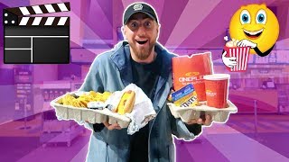 I Only Ate MOVIE THEATER Foods For 24 HOURS IMPOSSIBLE FOOD CHALLENGE [upl. by Horgan]