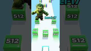 Levelup challenge ⏫🕹️ Jelly Run 2048 marvelgameshulkstackballjellyrun2048bgmifreefiregaming [upl. by Mou]