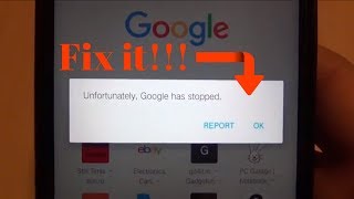 How to fix Unfortunately Google has stopped  android error [upl. by Alric]