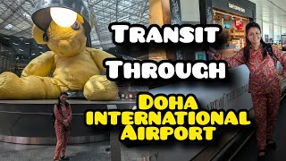 Doha Hamad International Airport Transit  Destination Doha [upl. by Nytsirt]