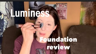 Luminess airbrush aerosol foundation my review [upl. by Arotak]