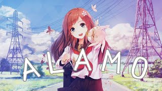 Alec Benjamin  Alamo  Nightcore Lyrics [upl. by Cavil]