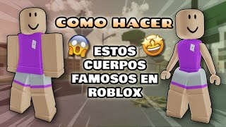 COMO HACER estos TIPOS DE CUERPO en ROBLOX🤩✌️  Estilos de cuerpos en Roblox  RexySaurio [upl. by Baerman]