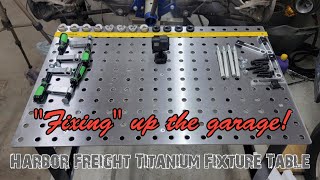 Shop Update 5 26 2024 New Harbor Freight Titanium Fixture Table Mini Review [upl. by Ashford]