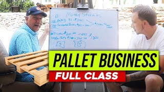 How To Resell Used Pallets  FULL TUTORIAL ft John Wilker  The Simplest Biz [upl. by Kcajyllib259]