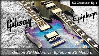 Gibson vs Epiphone An SG Modern deep dive Plus a Probucker vs Burstbucker sound test at the end [upl. by Anama543]