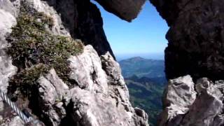 Hindelanger Klettersteig  die schönsten Stellen [upl. by Seraphim552]