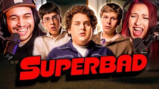 SUPERBAD 2007 MOVIE REACTION  BEST COMEDY WE´VE SEEN IN A WHILE  FIRST TIME WATCHING  REVIEW [upl. by Adnuhsed]