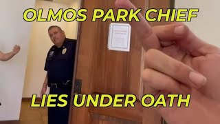 WATCH FORMER OLMOS PARK POLICE CHIEF LIE UNDER OATH [upl. by Packston5]