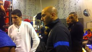 Morsay au championnat deurope de boxe anglaise avec Chris [upl. by Kawasaki]