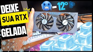 COMO DEIXAR SUA RTX GELADA  FIZ UNDERVOLT NA RTX 3060TI GIGABYTE EAGLE [upl. by Ahsinauj]