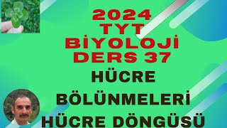 TYT BİYOLOJİ HÜCRE DÖNGÜSÜ İNTERFAZ MİTOTİK EVRE 2024 [upl. by Uriiah]