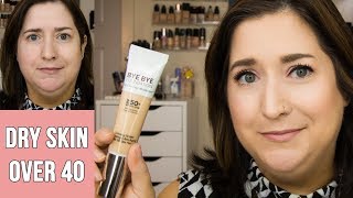 IT COSMETICS BYE BYE FOUNDATION Full Coverage Moisturizer  Dry Skin Review amp 11 Hour Wear Test [upl. by Bale509]