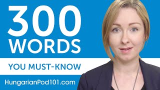 300 Words Every Hungarian Beginner Must Know [upl. by Lyford]