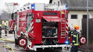 Großeinsatz bei Brand im Schulzentrum in Neuhofen an der Krems [upl. by The763]