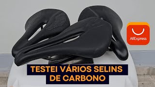 TESTEI VÁRIOS SELINS DE CARBONO DO ALIEXPRESS [upl. by Rosella748]