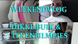 WEEKENDVLOG ★ DIKKE BUIKEN amp TEKENFILMPJES KIJKEN [upl. by Lehrer]