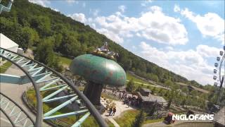 Bobsleigh à Nigloland Full HD Go Pro [upl. by Akirahs]