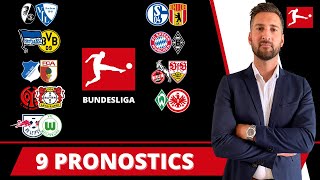 Pronostic Foot BUNDESLIGA  Mes 9 PRONOSTICS  Bundesliga [upl. by Mathe]