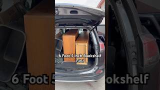 Does A Tall Bookshelf Fit In The RAV4 rav4 toyota shorts 2016rav4 [upl. by Nemajneb]