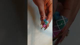 Netting nail art nails nailartoftheday naildesign nailtech [upl. by Sibelle]