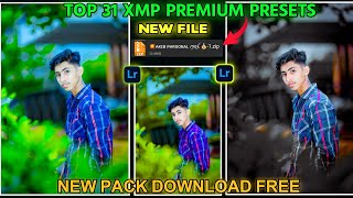 Top 20 Xmp Premium Presets Free Lightroom New Pack 2024 [upl. by Ploch]