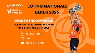 Loting 3de ronde Nationale Beker 2025 [upl. by Haze645]