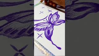 💜BTS card decor idea  easy pestal colour drawing art shorts viralvideo trending bts love [upl. by Anaujait]