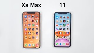 iPhone XS Max vs iPhone 11  iOS 17 SPEED TEST 2024 [upl. by Acirfa]