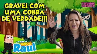 GRAVEI COM UMA COBRA DE VERDADE  VOVÔ RAUL GIL [upl. by Ewart916]