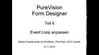 PureVision PureBasic Tutorial Teil 66 [upl. by Atinna]