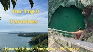 Top 9 Islands in Hundred Islands Alaminos City Pangasinan Philippines [upl. by Malachi]