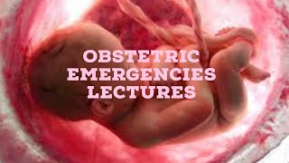 OBSTETRIC EMERGENCIES lecture 4 SHOULDER DYSTOCIA very important topic in easy way [upl. by Mandi]