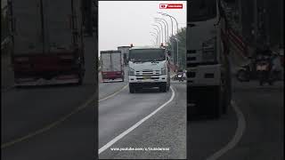 Big Trailer Trucks UD Quester VS Isuzu Giga  October 2024 shorts truck [upl. by Acissehc]