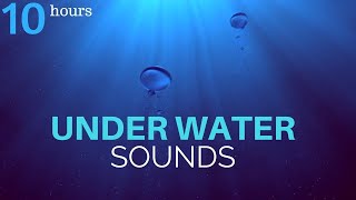 Deeply Relaxing Underwater Sounds  10 Hours  Deep Ocean Sounds  Sleep Relax Study Meditation [upl. by Htebiram]