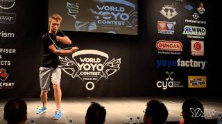 Gentry Stein 1st 1a Semifinals  2014 World Yoyo Contest  wyyc2014  Yoyo México [upl. by Klein233]