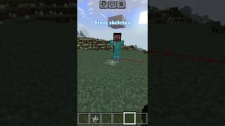 Minecraft but Steve skeleton music viral gaming [upl. by Taite]