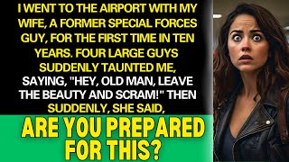 While at the airport with my wife a few men began making fun of me quotAre you readyquot she bellowed [upl. by At133]