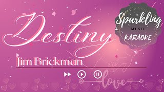 Destiny by Jim Brickman Karaoke Version [upl. by Nnaycart]