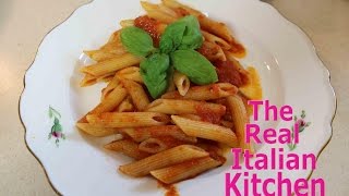 Pasta with Tomato Sauce  Pasta al Pomodoro  Real Italian Kitchen [upl. by Anail784]