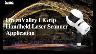 LiGrip Handheld Laser Scanner APPLICATION  Cave [upl. by Ahsemrac191]