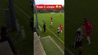 The gaffer spoke to soon footballbanter footballbloopers nonleaguefootball footie keepitsimple [upl. by Anailli391]