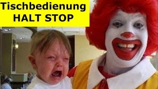 HALT STOP  McDonald’s führt Tischbedienung ein NEIN DANKE [upl. by Ahiel]