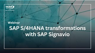 SAP S4HANA transformations with SAP Signavio [upl. by Estell]