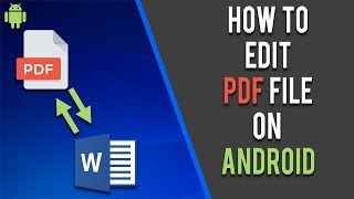 How to Edit PDF in Android  2021 [upl. by Alejandrina]